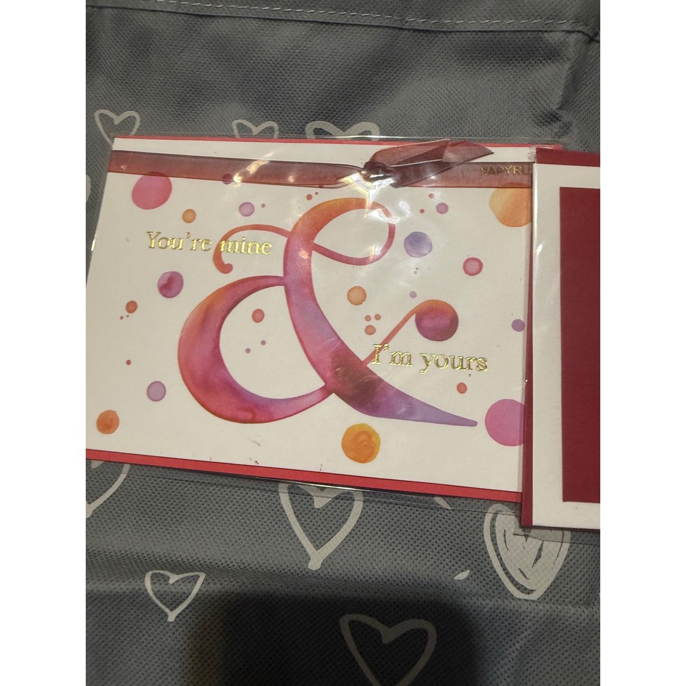 Papyrus Love Greeting Cards Bundle Foil Hearts Laser Cut 3 Pack Multi Color